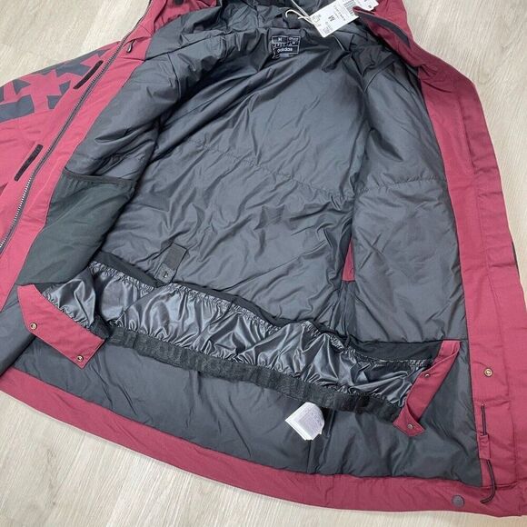 Adidas Terrex Xperior 2 Layer Insulated Ski Snow Jacket Womens Medium Red - Picture 8 of 8